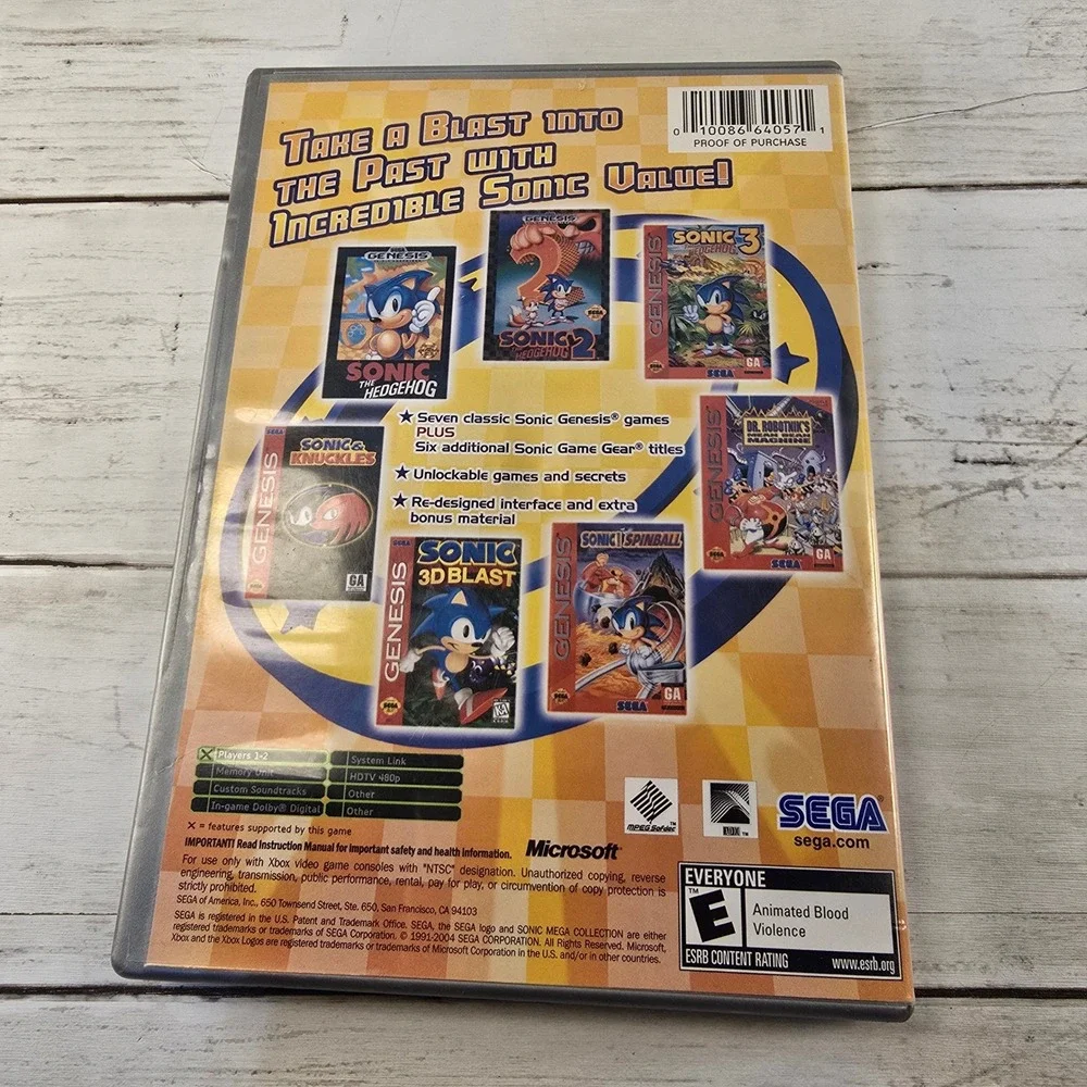 Sega sonic mega